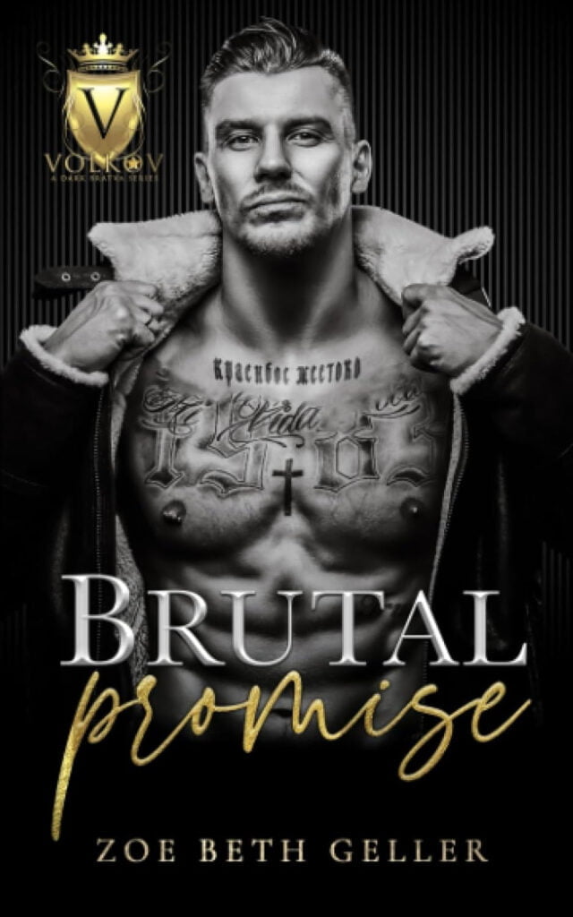 Muscular man with tattoos on book cover, theme of power and passion, by Zoe Beth Geller.