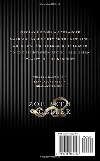 Back cover reveals Nicolay’s romantic and political dilemma in Zoe Beth Geller’s captivating novel.